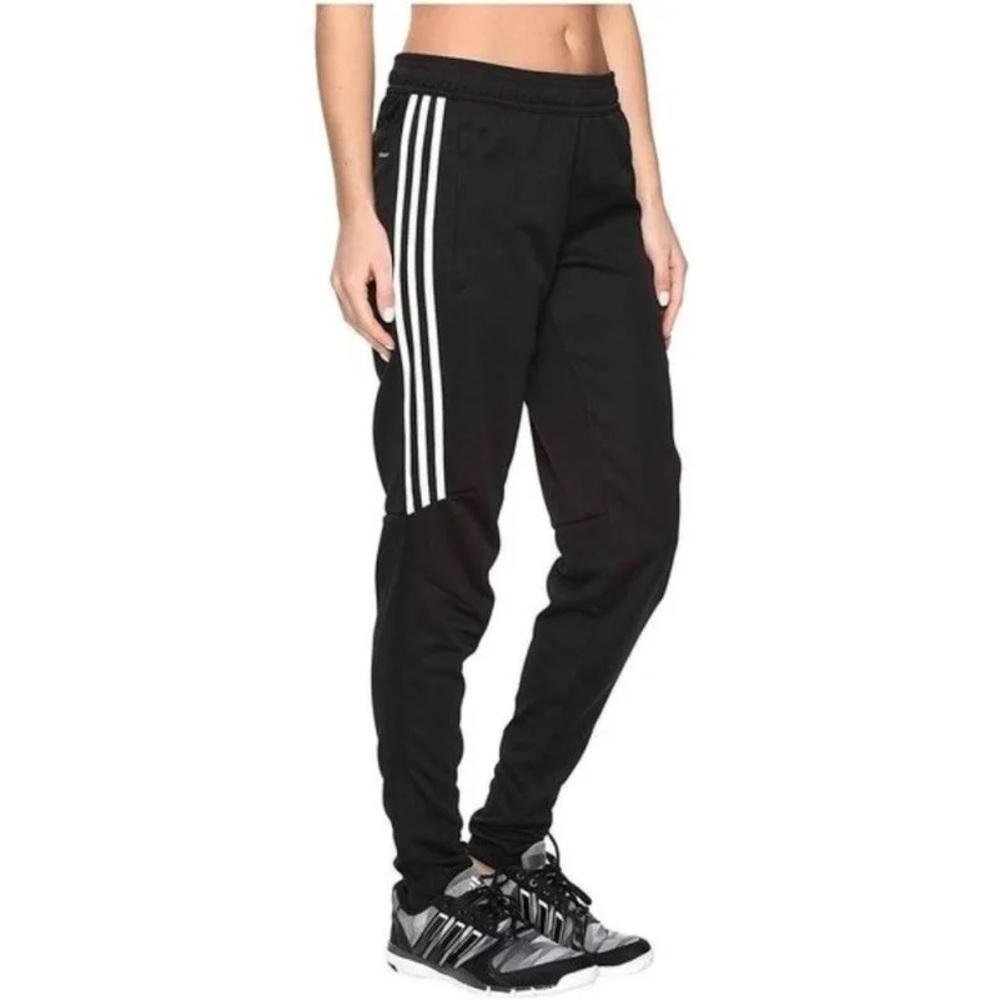 NWT Adidas Tiro 17 Athletic Pants Women’s Tapered Fit XL Black Climacool BS3685